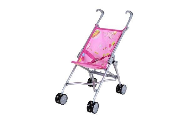 Knorrtoys 12608 Puppenbuggy Pink Little Princess Puppenwagen Faltbar 42x27x55cm