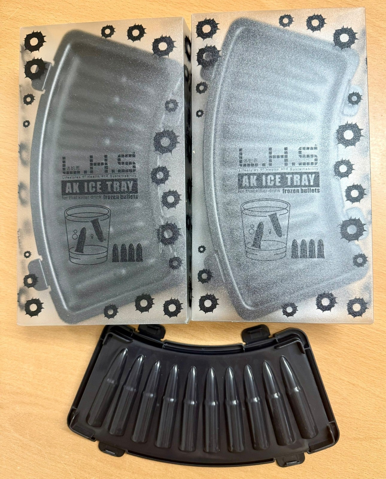 Karton mit min. 5 Eiswürfelformen Bullets Restposten Posten A Ware Aktion Top