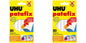 2x UHU Patafix Klebepads 80 Stück, weiß & wieder ablösbar