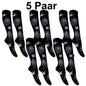 5x Kniestrümpfe Socken Festival Halloween Spinne Gothik Punk Gruselig Overknees