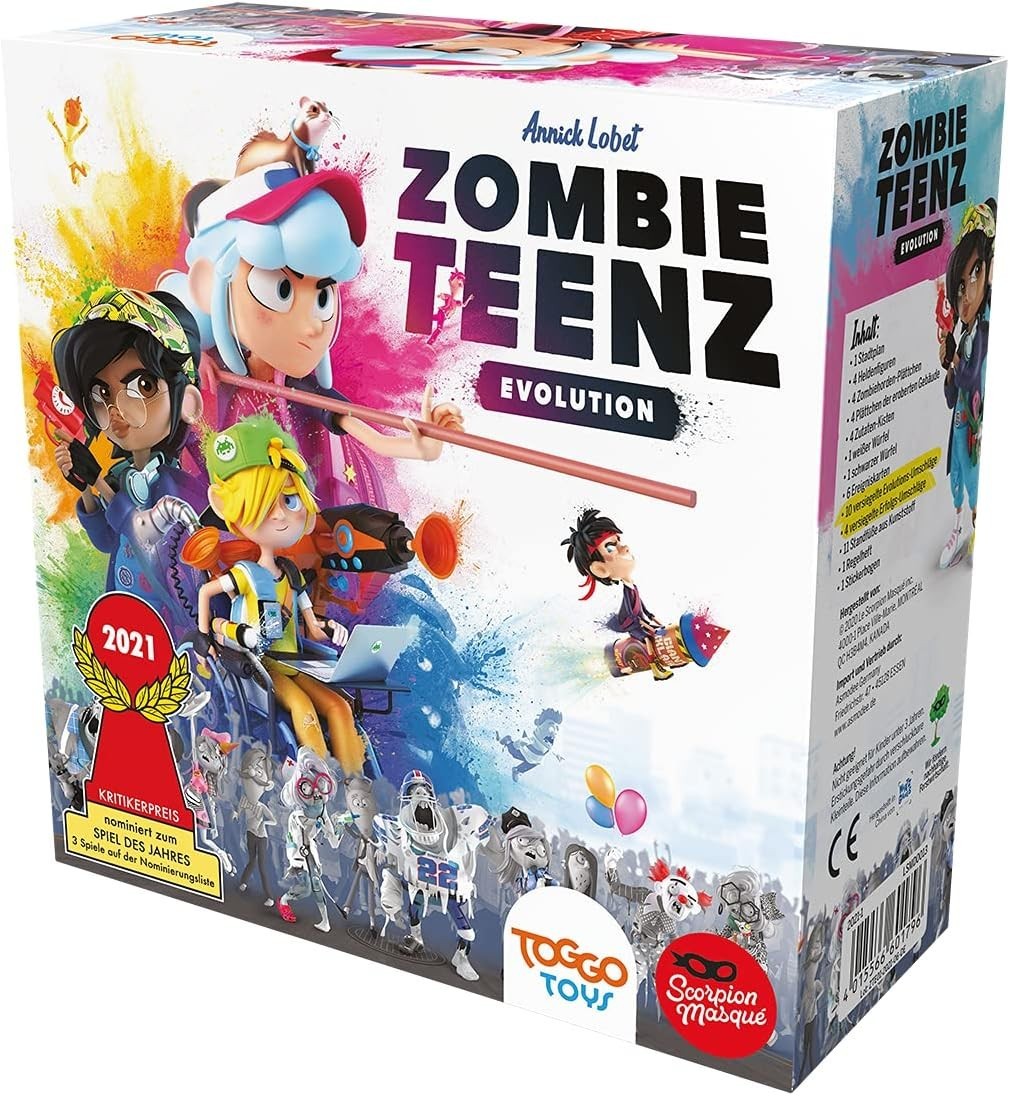 Zombie Teenz Evolution Asmodee LSMD0013 Kinderspiel Abenteuerspiel Strategie