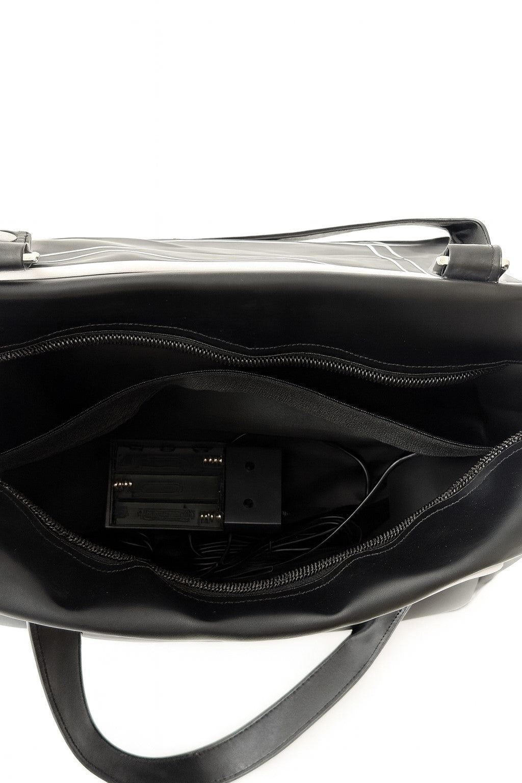 Handtasche inkl. Radio Schwarz Schultertasche Handtasche Umhängetasche Crossbody Musik