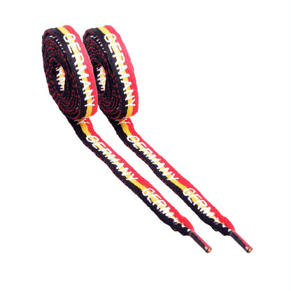 5 Paar Schnürsenkel Deutschland Flachsenkel Senkel Sneaker Sportschuhe 110 cm