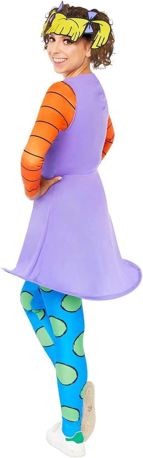 5x Nickelodeon Rugrats Angelica Kostüm Größe L Karneval Fasching Verkleidung