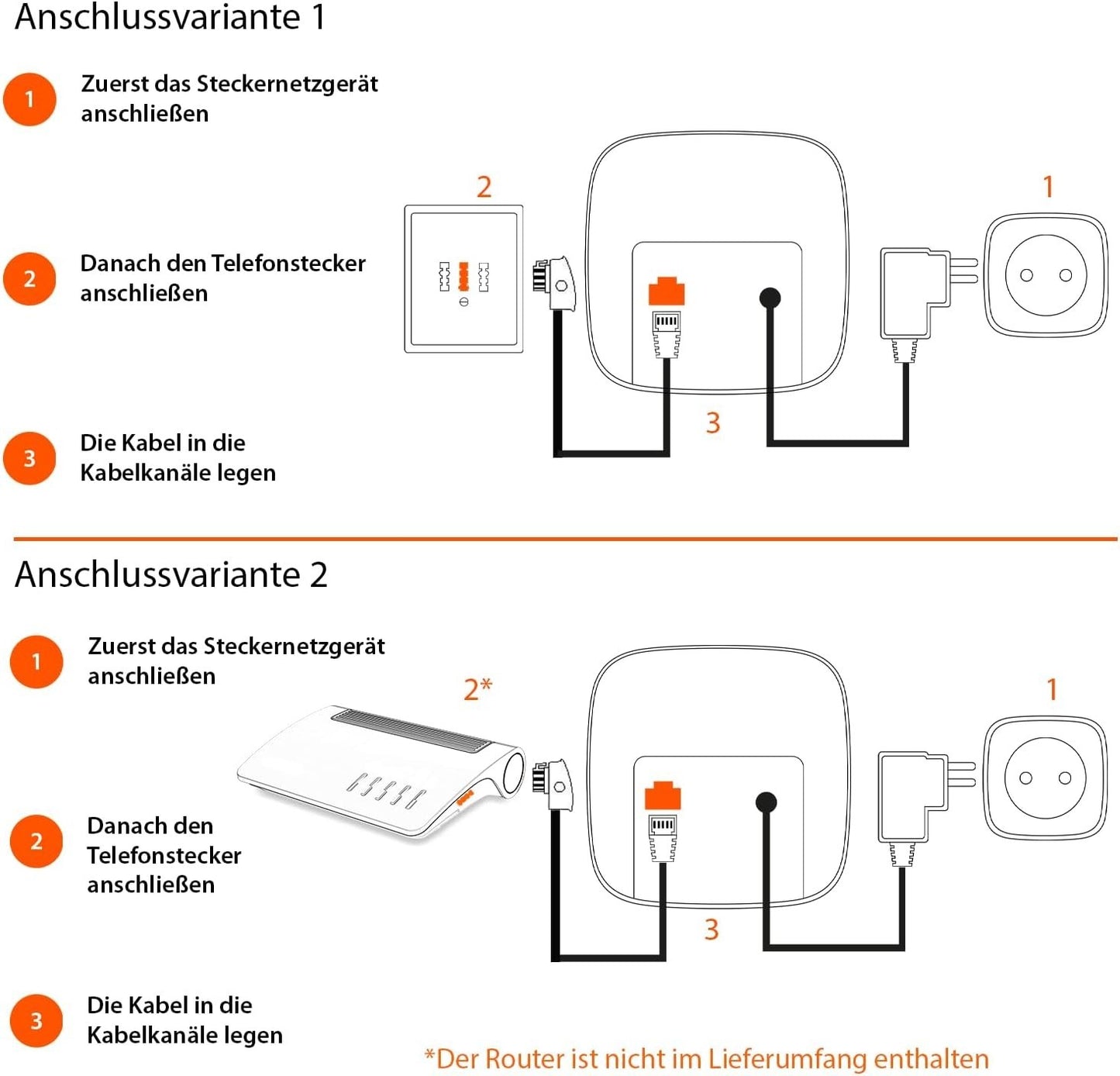 Gigaset E290 Schnurloses Telefon Schwarz Großtastentelefon Verstärkerfunktion