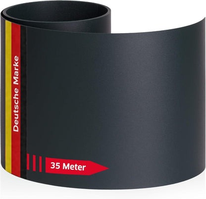 Zaunblende PP Pro Anthrazit f. Doppelstabgitterzäune 35m Sichtschutz Garten Zaun