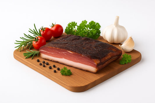 Schwarzwälder Vesperspeck 580g Geräucherter Bauchspeck Original fein würzig