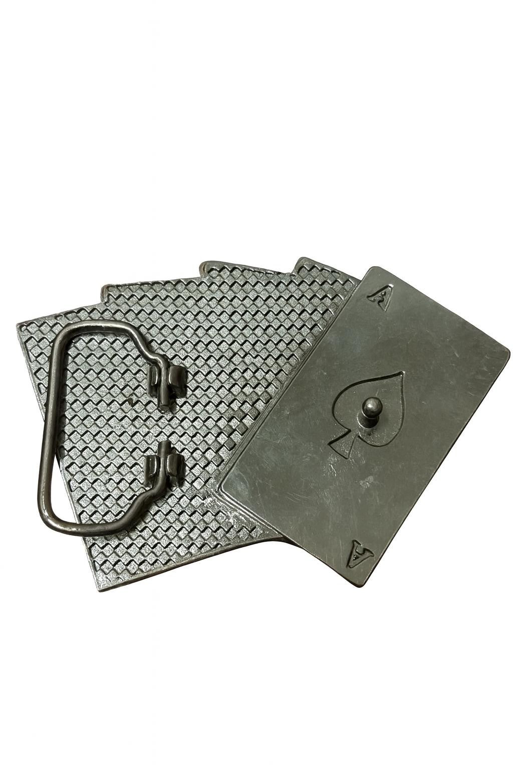 Aktion 10x Gürtel Beltschnallen Karten Design Schnalle Gürtel Unisex Großhandel