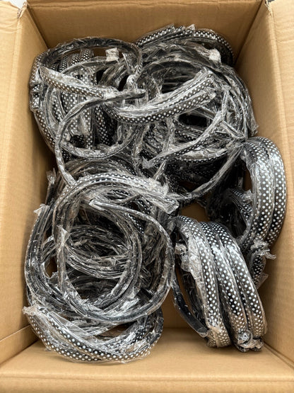 Karton Haarreifen S/W Punkte Auflösung Restposten Posten AWare Aktion Großhandel
