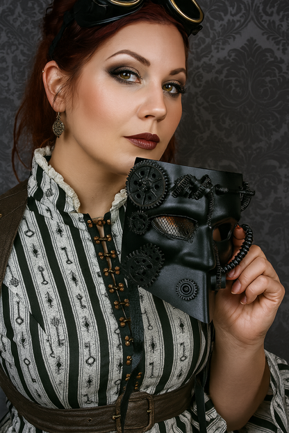 Venezianische Steampunk Maske Augenmaske Halloween Kostüm Verkleidung Fantasy