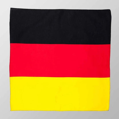 Bandana Halstuch Deutschland Flagge Accessoire Mode Freizeit Tuch Baumwolle
