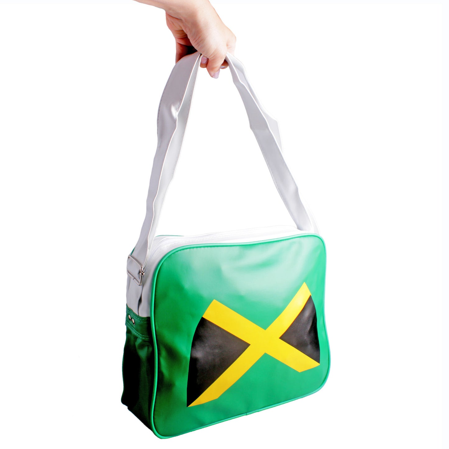 Jamaika Tasche Umhängetasche Schultertasche Handtasche Reggae Rasta Flagge Retro Festival
