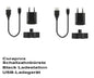2 x Curaprox Schallzahnbürste  Black Ladestation USB-Ladegerät Urlaubs Reise Sta