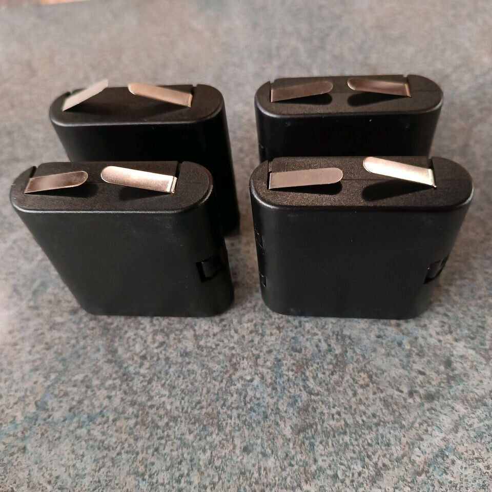 4 x Batterie-Box Akkus statt 4,5V Flachbatterie Adapter 3x AA statt 3R12, 3LR12