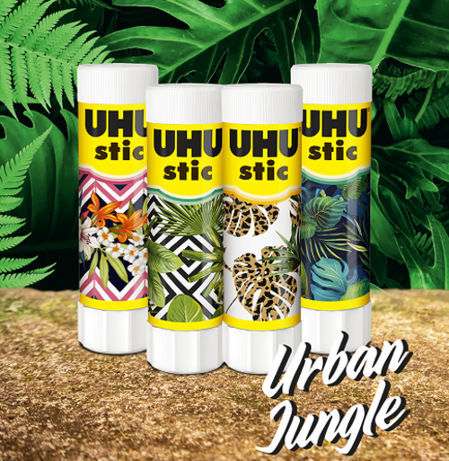 4x UHU Klebestift Limited Edition 21g naturbasiert lösemittelfrei kleben Papier