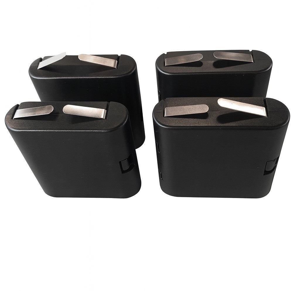 4 x Batterie-Box Akkus statt 4,5V Flachbatterie Adapter 3x AA statt 3R12, 3LR12