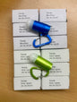 Karton mit min. 15 Taschenlampen/Schlüsselanhänger Blau/Grün Restposten Posten