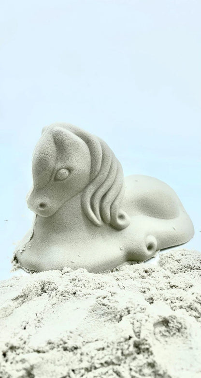 Set 3D Sandformen Katze Pony Löwe Krokodil Sandfiguren Modellieren Sandkasten