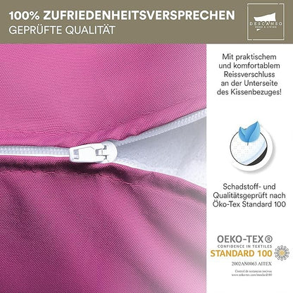 Karton mit min. 5 Kissen Kopfkissenbezüge Pink 150x50 cm Restposten Posten A Ware Aktion