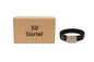 Aktion 50x Gürtel Belt Schwarz mit Sterne Hüftgürtel Jeansgürtel Unisex Großhandel