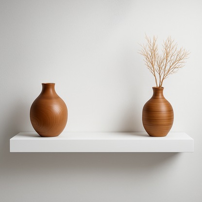 Schweberegal 61 cm Weiß 2x Set Floating Shelf Wandregal Wandboard modern Regal