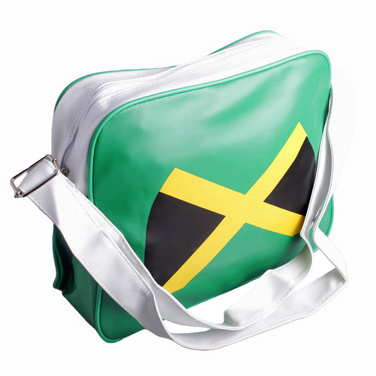 Jamaika Tasche Umhängetasche Schultertasche Handtasche Reggae Rasta Flagge Retro Festival