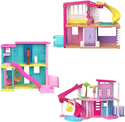 1x Mattel HYF44 Barbie Mini Puppenhaus Spielset Überraschung zufälliges Modell
