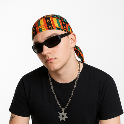 Bandana Kopftuch Rasta Reggae Tuch Stirnband Halstuch Bunt Baumwolle Unisex Hip-