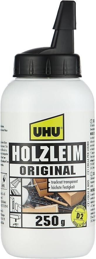 UHU Holzleim Original 250g Holzkleber Weißleim Bastelleim Reparatur Möbel Leim