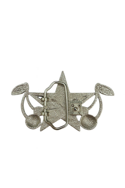Set 3x Gürtel Beltschnalle Krone Herz Stern Schnalle Gürtel Gürtelschließe Rockabilly