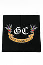 Bandana Kopftuch Halstuch Schwarz Vögel Good Charlotte Tuch Freizeit Kopftuch Unisex Mode