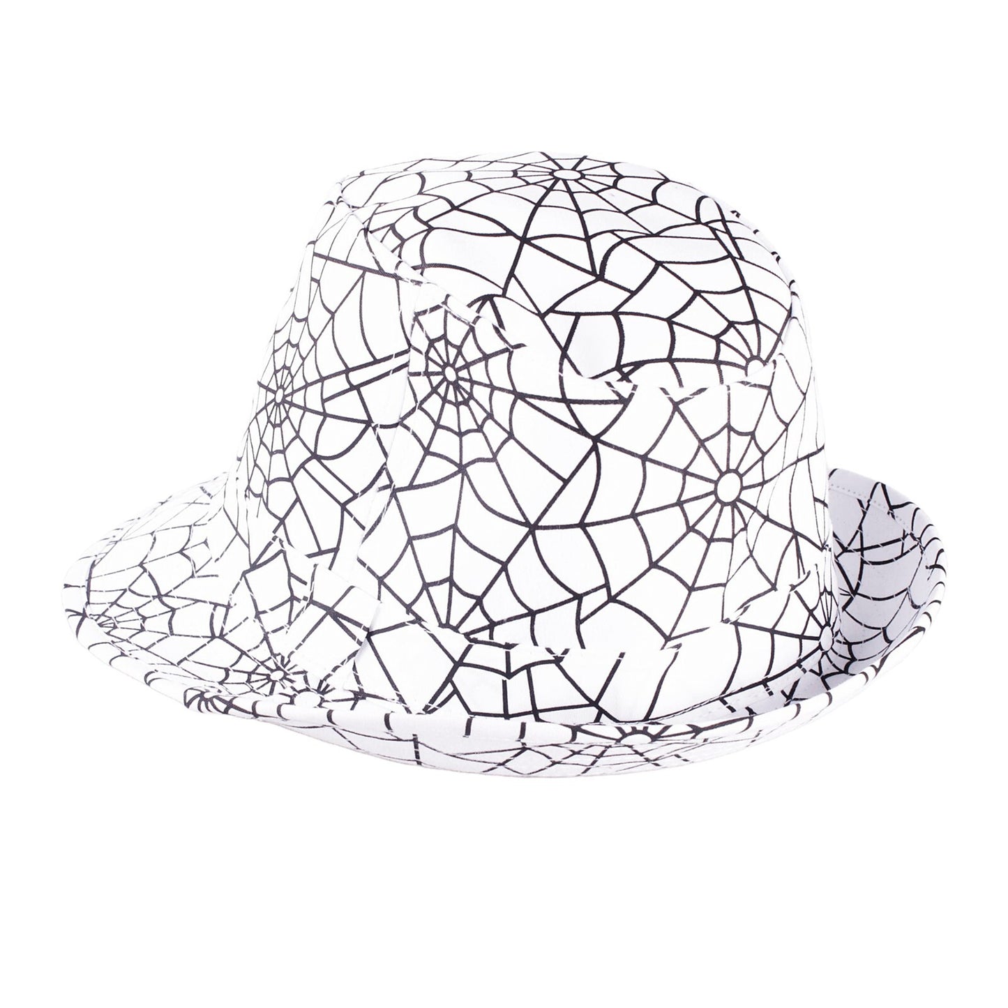 Hut Spinnennetz Weiß Unisex M/L Gothic Halloween Karneval Kostüm Accessoire