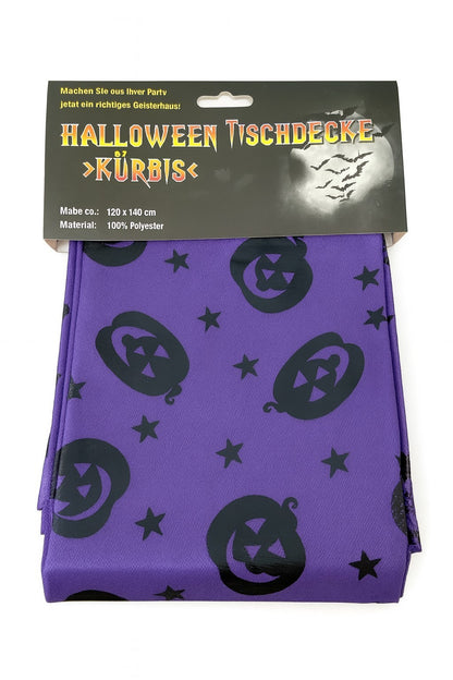 Tischdecke Lila 120x140 cm Halloween Tisch Horror Grusel Party Tischtuch Decke
