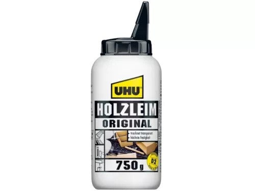 UHU Holzleim Express Original Wasserfest 60g–750g | Holz Kleber PVA Leim Bastell