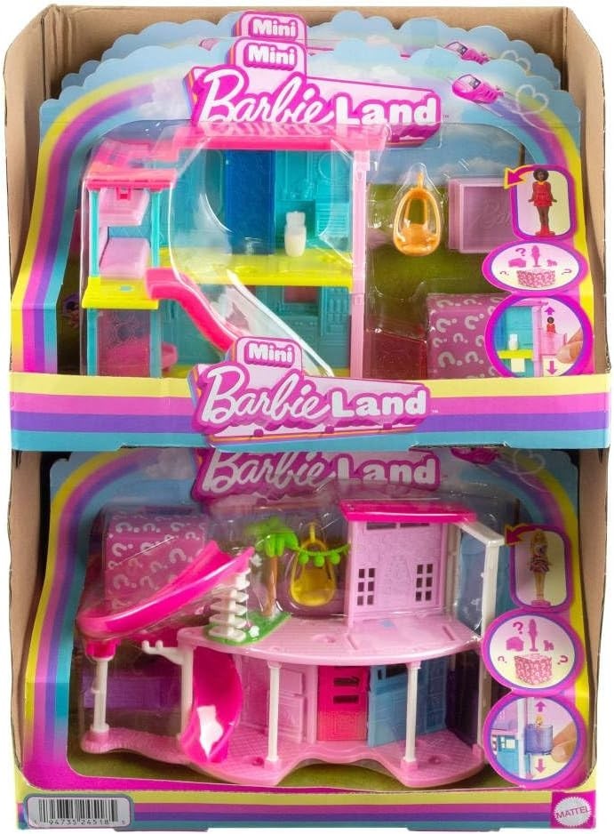 1x Mattel HYF44 Barbie Mini Puppenhaus Spielset Überraschung zufälliges Modell