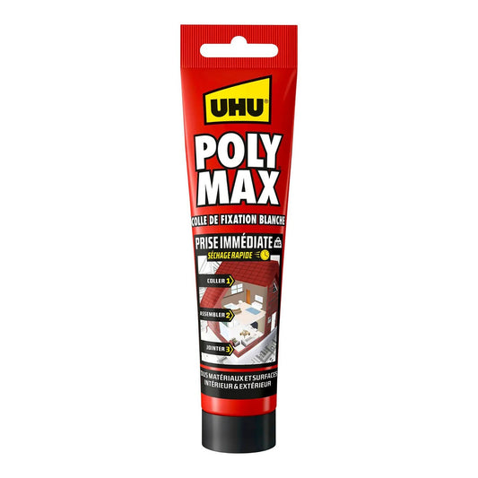 Uhu Poly Max Tube 165g Montagekleber weiß Kleben Montieren Abdichten Kleber