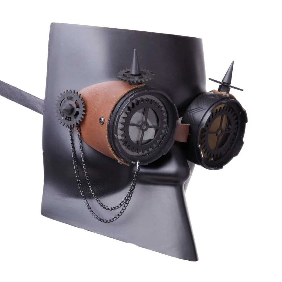 Venezianische Steampunk Maske Black Ball Maskenball Cosplay Festivals Halloween