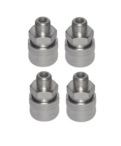4er Set Rowi Schnellkupplung 1/4" AG Druckluftzubehör Verbindungsstück
