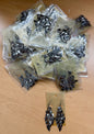 Karton mit min. 50 Paar Ohrringe silberfarben Restposten Posten A Ware Aktion