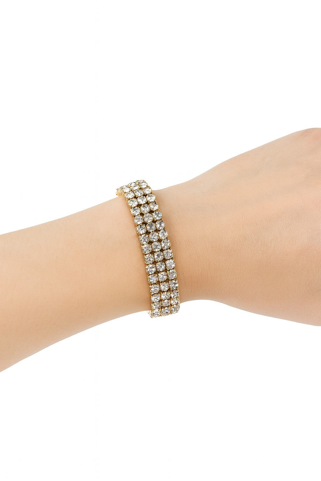 12er Set Armbänder Gold Glitzer Armreif Schmuck Elastisch Geschenk Modeschmuck