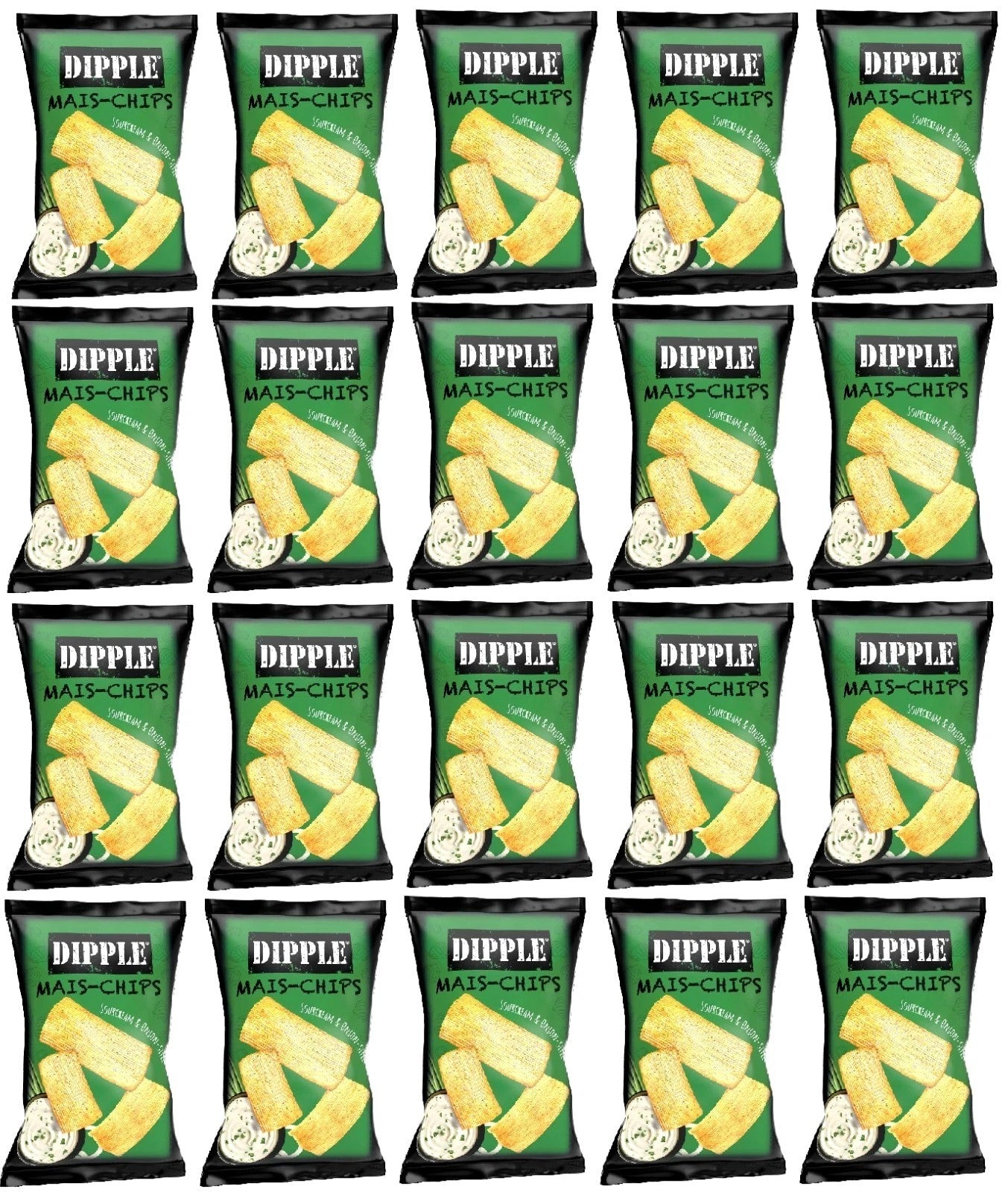 144x 20g Sour Cream Chips Karneval Fasching Fastnacht Wurfartikel Karneval Fasching Snack Chips