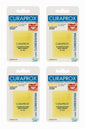 4er Set Curaprox DF 823 Classico Floss je 50m Spender Zahnseide Zahnreinigung