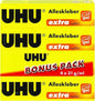 4x UHU Alleskleber je 31g Extra Tropffrei Gel Kleber Klebstoff Tube Glue 46015