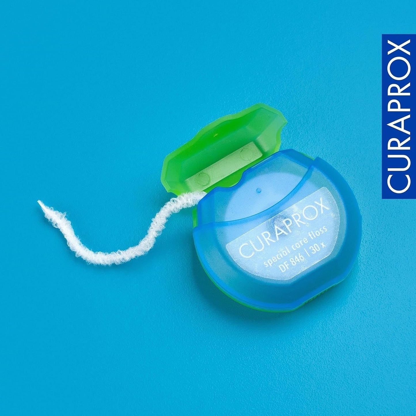 4er Set Curaprox DF846 Special Care Zahnseide für Zahnspangen Implantate &Kronen