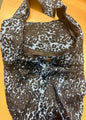 Karton mit min. 5 Schultertasche Handtaschen Blau Leopard Restposten Posten Aktion A Ware