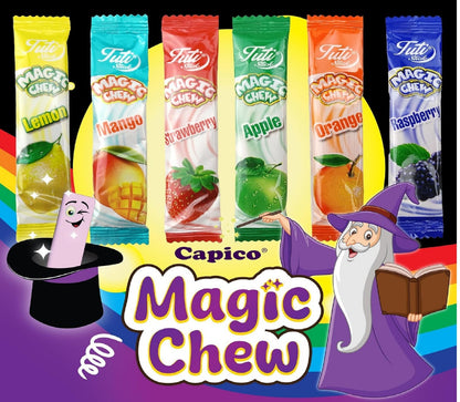 Magic Chew Kaustangen 100 Stüc Wurfmaterial Wurfartikel Fasching Umzug