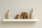 Wandregal 90x24x5 cm Weiß Hochglanz Regal Wandboard Schweberegal modern Design