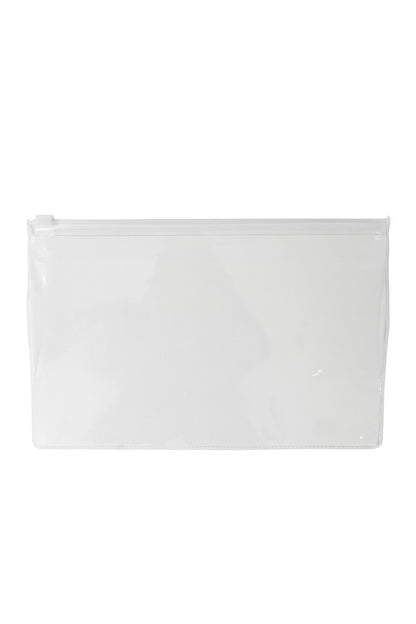 10er Set Zip-Beutel Transparent Gleitverschluss Schiebeverschluss PVC Beutel