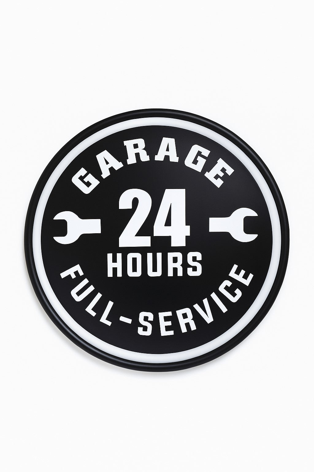 Blechschild Garage 24 Hours Full-Service Deko Schild Werkstatt Retro Vintage
