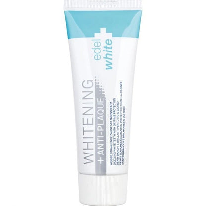 2er Set edel+white Zahnpasta Whitening + Anti-Plaque je 75ml Tagesschutz Zähne